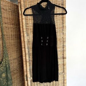 Free People Lacey Black Dress